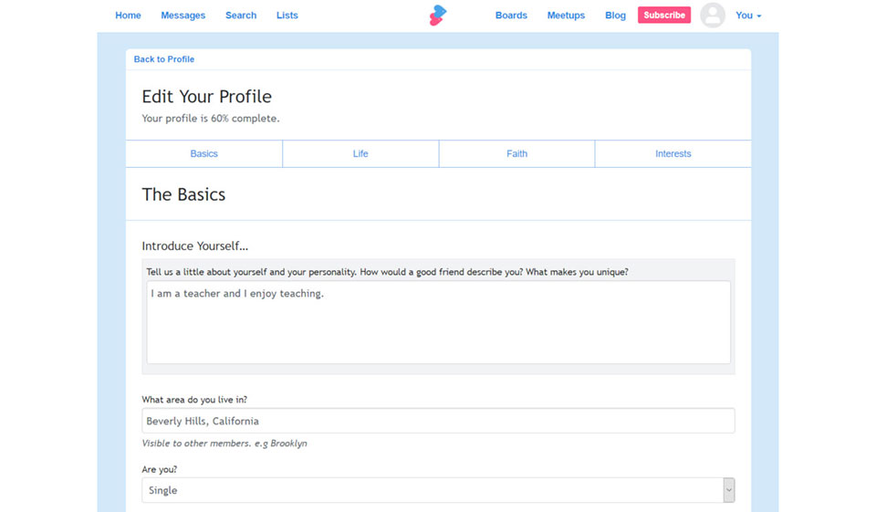 The Design of the Website